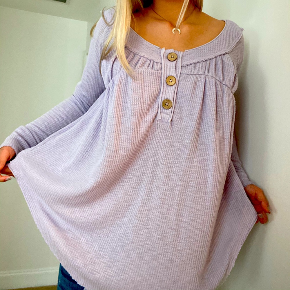 Purple Free People Top